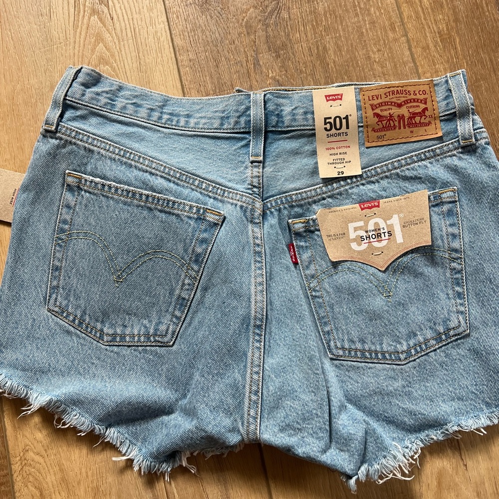 NEW Levi’s 501 High rise Jean shorts